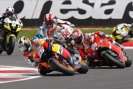 Dani Pedrosa leads the group 2010 Silverstone.jpg