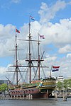 Replica van het VOC-schip Amsterdam