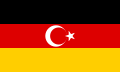 ドイツのトルコ系人の旗