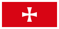 Bandera del Principado-Obispado de Montenegro (1697-1852)
