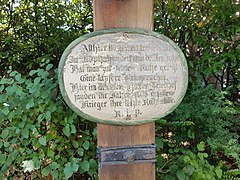 Hall (Tyrol) -parish church Sankt Nikolaus-wayside cross-99ASD.jpg