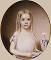 John Wood Dodge: Retrato de Kate Rosalie Dodge, 1854, miniatura. Metropolitan Museum of Art