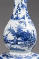 Porcelana tradicional china del siglo XVII, donde se usó azul de cobalto