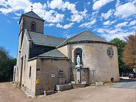 Kerk Saint-Nazaire-et-Saint-Celse in Lacombe.