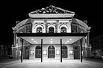 Operahuset. De första operorna uppfördes på 1600-talet i Ljubljana.