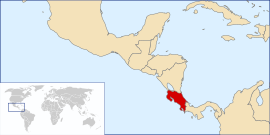 Կոստա Ռիկա դիրքը