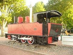 Locomotive no 103 des chemins de fer du Morbihan à Tournon, puis sur le Train du Bas-Berry.