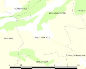 Poziția localității Thieulloy-la-Ville