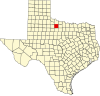 Comitatul Baylor map