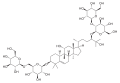 Deutsch: Struktur von Mogrosid IV English: Structure of mogroside IV