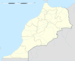 Juribga ubicada en Marruecos