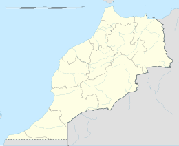 Tangier trên bản đồ Maroc