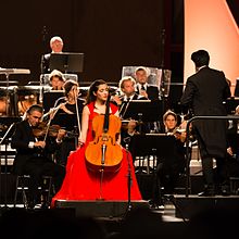 Thomas at Rennes in 2014 with the Brittany Symphony Orchestra.