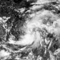 Tormenta tropical Sandy o 22 de outubro de 2012.