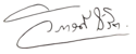 Vibhavadi Rangsit's signature