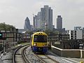 Image 11London Overground Class 378 train on the East London Line in Hoxton.