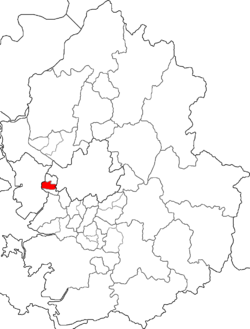 Map of Gyeonggi-do highlighting Wonmi-gu.