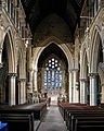 Intérieur flanc est de l'église All Souls', Haley Hill, Halifax, Yorkshire (1856-59)