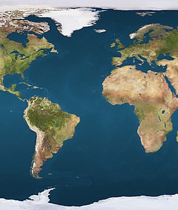Mappa di localizzazione: Oceano Atlantico