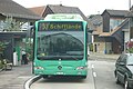 Frontansicht eines Citaro in Stadtversion der BVB