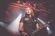 Damon Johnson se skupinou Black Star Riders v r. 2014