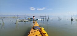 deportes de remo en el Lago de Cuitzeo