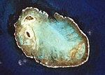 Satellite image of an atoll