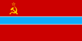 Vlajka Uzbeckej SSR (Sovietskej socialistickej rep.)