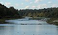 River Isar after renaturation at Munich-Thalkirchen, Germany