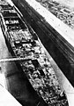 Rozbiórka nieukończonego japońskiego lotniskowca lekkiego „Ibuki” (14 marca 1947 roku)