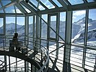 Gedung di Jungfraujoch, di atas Gletser Aletsch