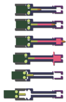 MG 3 roller-locked boosted short recoil action diagram