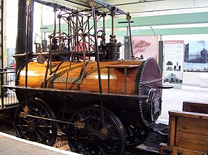 Locomotion on display at Darlington.