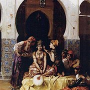 Parure de la Mariée Mariage Arabe Algérie Pierre-Marie Beyle GRAVURE PRINT 1879.jpg