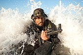 ‏דייויד גוגינס, לוחם אריות הים עם AK-47