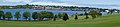 Town of Lunenburg, Nova Scotia looking across Lunenburg Harbour from the Bluenose Golf course