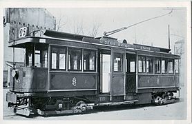 Motrice type RG n°43 de 1905 sur la ligne Saint-Denis - Stains.