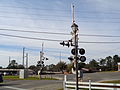 Victory Dr railroad crossing