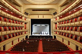 View from the auditorium to the stage