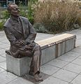 Willy-Brandt-Denkmal Nurnberg, Bronze, Bildhauer Josef Tabachnyk, 2009