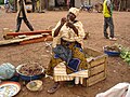 Zpracování plodů Lannea microcarpa v Burkina Faso
