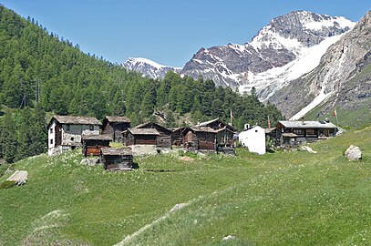 Zmutt mit Schönbielhorn