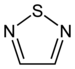 Strukturformel von 1,2,5-Thiadiazol