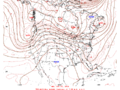 2014-10-25 500-Millibar Height Contour Map, NOAA.
