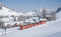 Typischer Pendelzug (ABt-B-BDe 4/4) bei Urnäsch