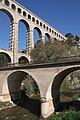 L'aqueduc, le pont du chemin de fer et l'Arc.