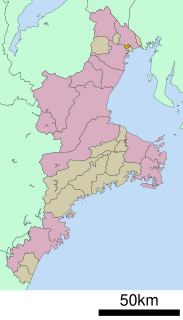 朝日町 (三重県)位置図