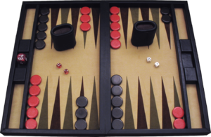 Backgammon board