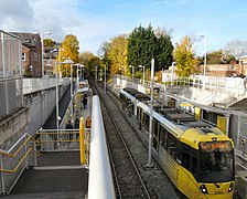 The reopened MSDR line at Burton Road