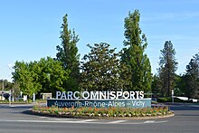 Entrée du parc omnisports Pierre-Coulon